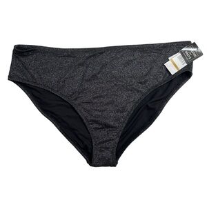 California Waves Black and Silver Bikini Swimwear
